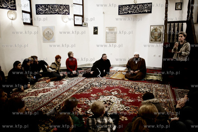 Gdansk. Meczet. Uroczystosci zwiazane z 23 rocznica...