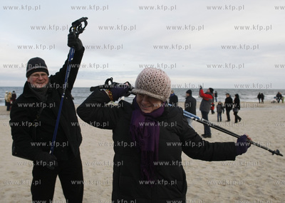Gdansk Jelitkowo. Inauguracja sezonu Nordic Walking...