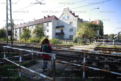 Gdansk. Remont  torow na trasie Gdansk Stocznia do...