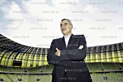 Gdansk. PGE Arena. Konferencja prasowa z nowym trenerem...