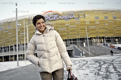 Wizyta minister sportu Joanny Muchy w Gdansku. Nz P....