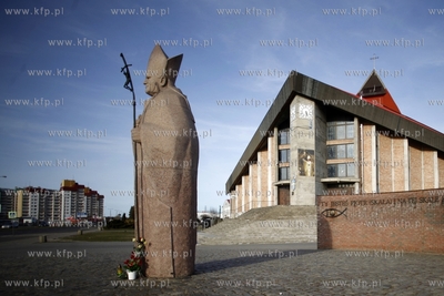 Gdańsk Zaspa. Kościół pw Opatrzności Bożej i...