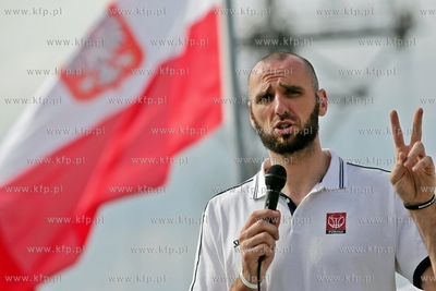 Wizyta koszykarzy kadry narodowej Polski Adama Waczynskiego,...