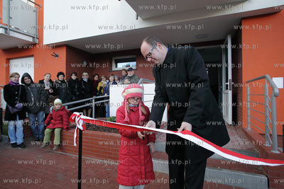 Uroczystosc przekazania kluczy nowym mieszkancom kamienic...