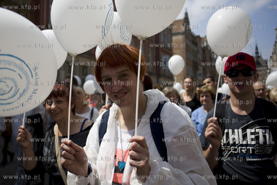 Parada ul. Długą i Długi Targ w Gdańsku kończąca...