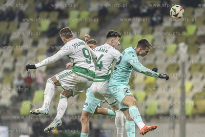 Lechia Gdańsk - Sląsk Wrocław. Nz. Bohdan Viunnyk...