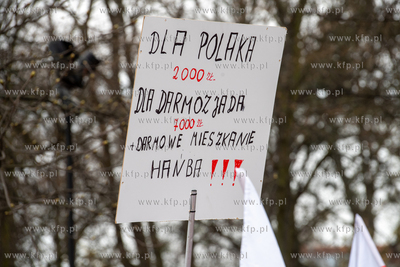 Protest Nie dla nielegalnej imigracji zorganizowany...