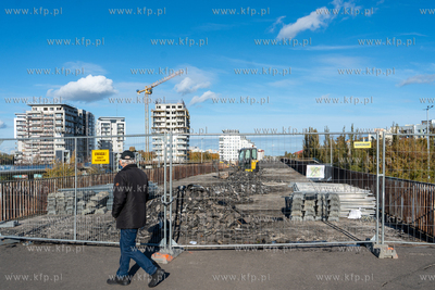 Rusza rozbiórka kładki na Zaspie. Zmieniła się...