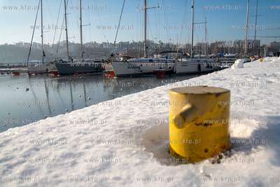 Zimowa Gdynia. Jachty w Marinie Gdynia. 19.01.2026...