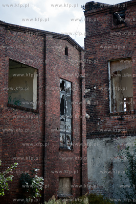 Gdansk. Zawalony strop w pustostanie dawnej Blaszanki...