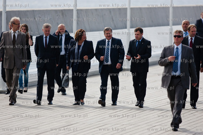 Sopot - molo. Przystan Jachtowa. Uroczystosc slubowania...