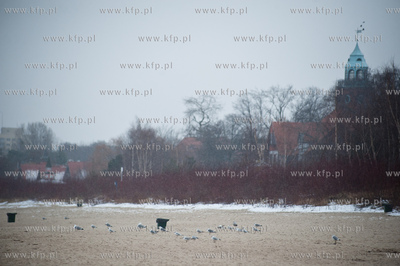 Nieprzyjemna, niezachecajaca do spacerow, zimowa pogoda...