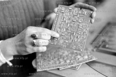 Linia produkcyjna telewizora Netun 150 w Gdańskich...