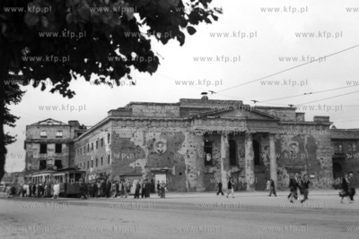 Budynek Teatru Miejskiego na Targu Węglowym w Sopocie....