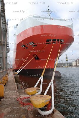 Chrzest samochodowca ro-ro Tarifa zbudowanego przez...