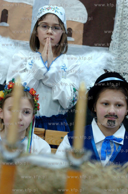 Wigilia po Kaszubsku zorganizowana przez uczniow Szkoly...