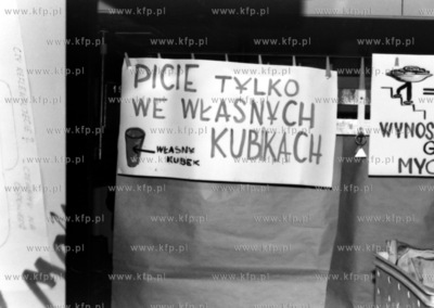 Strajk w Akademii Medycznej w Gdansku w listopadzie...