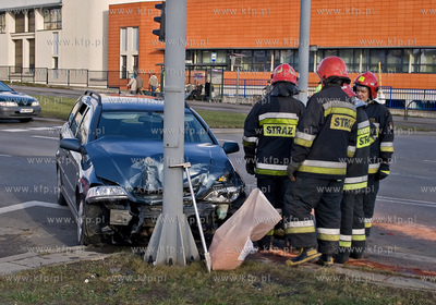 Wypadek na skrzyzowaniu ulic Rakoczego i Piekarniczej...