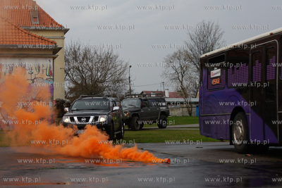 Gdansk. Gimnazjum nr 29 na Suchaninie. Pokazy Gdanskiej...