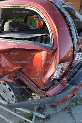 Sopot Droga Zielona. Wypadek samochodowy. Samochod...