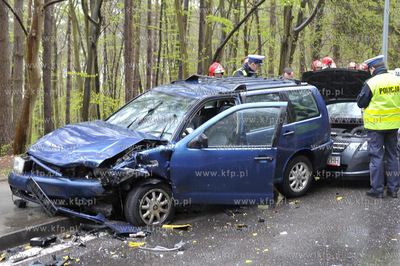 Sopot. Ul. Malczewskiego. Wypadek drogowy. Kierujaca...