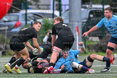 Sopot. Stadion Ogniwo Sopot. Ekstraliga rugby. Energa...