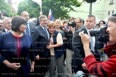 Sopot - zakonczenie kampanii wyborczej kandydata na...