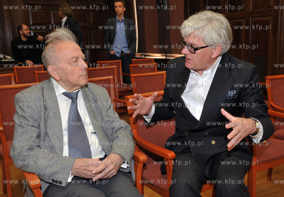 Gdansk - Nowy Ratusz . Konferencja prasowa poswiecona...