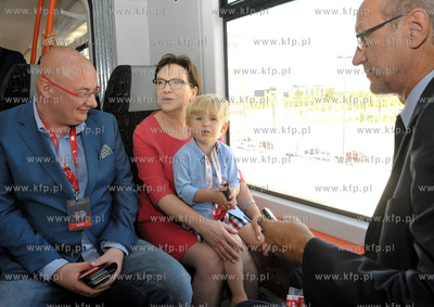 Gdansk. Uroczystosc inauguracji Pomorskiej Kolei Metropolitalnej....