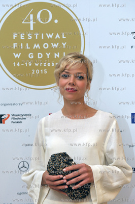 Festiwal Filmow w Gdyni. Aktorka Marianna Zydek.  19.09.2015...