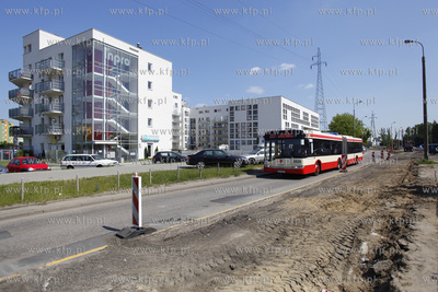 Gdansk Zaspa. Przebudowa ul Hynka, ktora ma zwiazek...