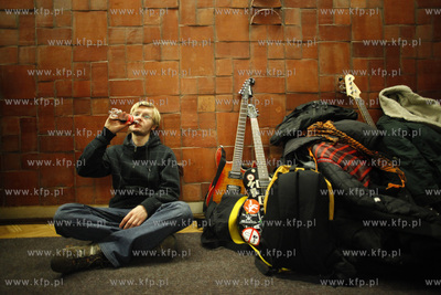 Gdansk. Budynek Not. Precasting do programu telewizji...