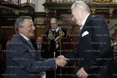 Gdańsk, Dwór Artusa. Uroczysta sesja Rady Miasta...