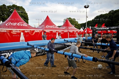 Gdansk. Mistrzostwa Europy w Pilce Noznej. Kibice przed...