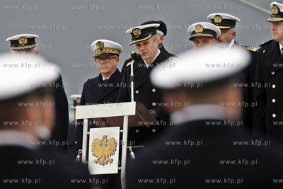 Gdynia Oksywie. Port Wojenny. Uroczystosc objecia przez...
