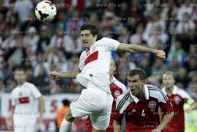 Gdansk. PGE Arena. Mecz towarzyski Polska- Dania. Nz....