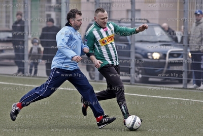 Gdansk. Boisko przy ul. Traugutta.  Noworoczny mecz...