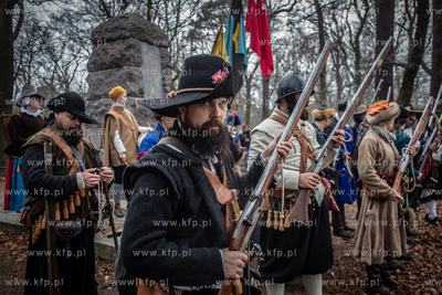 Pomnik Bitwy pod Oliwą na Wzgórzu Pachołek w Gdańsku...