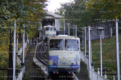 Kijowski funikular to kolejka linowo-terenowa, która...