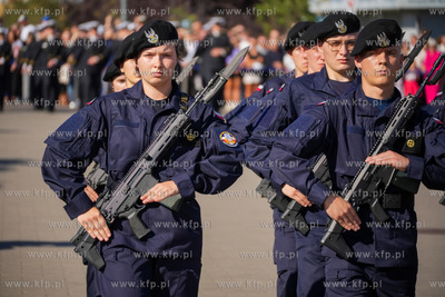 Gdynia. Skwer Kościuszki. 127 podchorążych I roku...