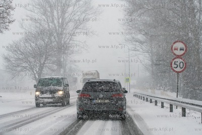 Zima na drogach. 30.01.2021 / fot. Anna Rezulak