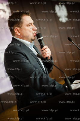 Gdansk. Sala BHP Stoczni Gdanskiej. Spotkanie zorganizowane...