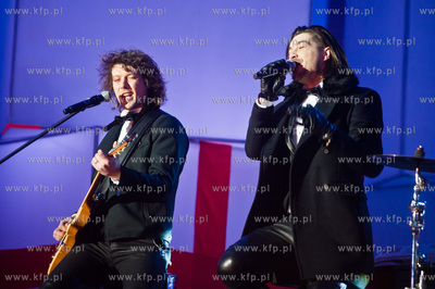 Gdansk. Dlugi Targ. Swiateczny koncert Cala Polska...