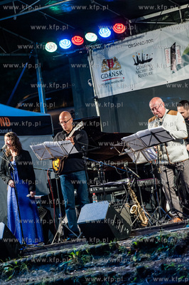 Gdansk. Teatr Lesny. Gdanskie Noce Jazzowe. Ola Tomaszewska...