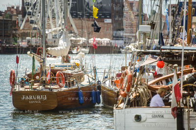 Gdańsk. Rybackie Pobrzeze. Zlot zaglowcow Baltic Sail...