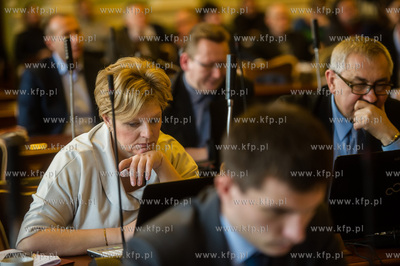 Gdansk. Nowy Ratusz. XXXII Sesja Rady Miasta Gdanska....