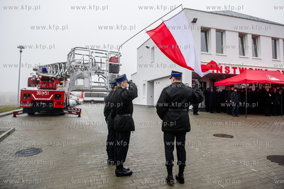 Gdańsk. Oddanie do użytku Strażnicy Jednostki Ratowniczo...