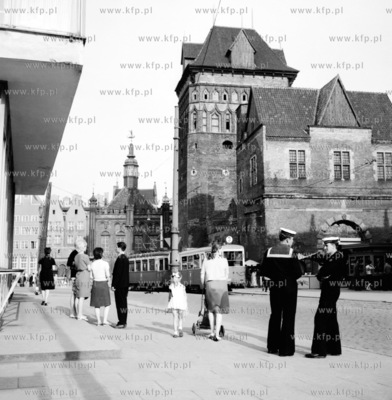 Gdańsk. Róg ul. Wałly Jagiellońskie i Targu Węglowego,...