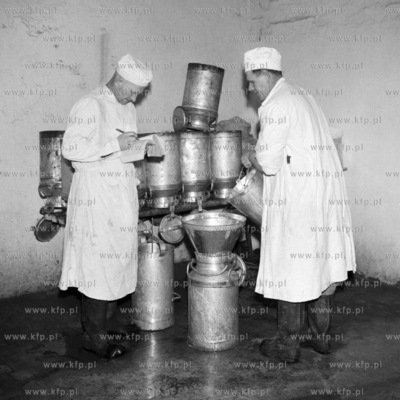 Kontrola jakości mleka w zlewni OSM. (lata60) 1965...