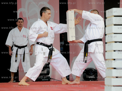 III Ogolnopolski Zlot Fanow M jak Milosc. Pokaz karate...